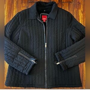 Esprit Black Quilted Zip-Up Jacket